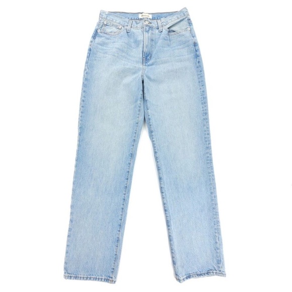 Madewell Tall Perfect Vintage Straight Jean Springwood Wash Light Denim 29T - Picture 1 of 5
